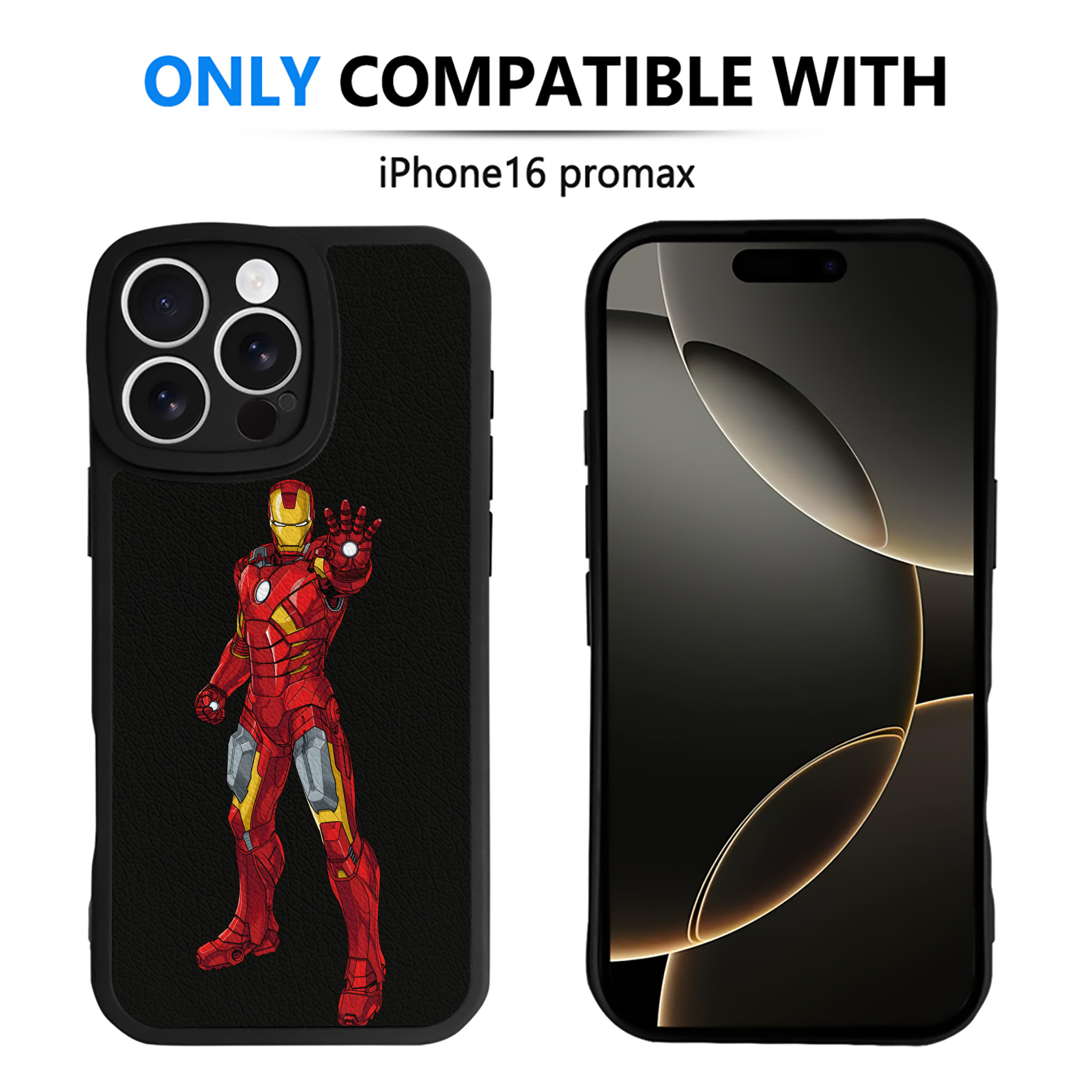 （画像用） アベンジャーズ The Avengers 【iPhone 16シリーズ対応】シリコンスマホケース（レザー調） 材質：シリコン